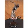 Image 1 : Signed Egyptian Lady Dancer Chiparus Bronze Marble Sculpture