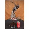 Image 2 : Signed Egyptian Lady Dancer Chiparus Bronze Marble Sculpture