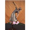 Image 3 : Signed Egyptian Lady Dancer Chiparus Bronze Marble Sculpture