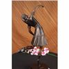 Image 5 : Signed Egyptian Lady Dancer Chiparus Bronze Marble Sculpture