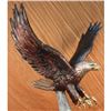 Image 3 : Signed Moigniez Large American Eagle Swoops to Prey Bronze Marble Sculpture