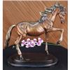 Image 1 : MARIUS BRONZE RACING HORSE THE FINAL FURLONG LIMITED EDITION CERTFICATE