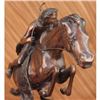 Image 3 : Sculpture/CHEYENNE BY FREDERIC REMINGTON Bronze Marble Base Statue Figurine Deco