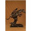 Image 5 : Sculpture/CHEYENNE BY FREDERIC REMINGTON Bronze Marble Base Statue Figurine Deco