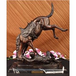 Wicked Pony By Frederic Remington Bronze Sculpture Art Deco Marble Figurine Sale