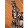 Image 2 : SIGNED REMINGTON MOUNTAIN MAN BRONZE SCULPTURE OLD WEST WESTERN INDIAN