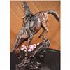 Image 4 : SIGNED REMINGTON MOUNTAIN MAN BRONZE SCULPTURE OLD WEST WESTERN INDIAN