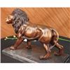Image 5 : SIGNED MOIGNIEZ KING OF JUNGLE Lion BRONZE SCULPTURE VINTAGE REPRODUCTION ART