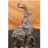 Image 1 : Signed MEIJI Bronze Sculpture Asian Elephant Japanese Figure