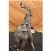 Image 3 : Signed MEIJI Bronze Sculpture Asian Elephant Japanese Figure