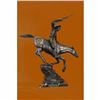 Image 3 : Popular C.M. Thomas Down Hill Cowboy with Gun Bronze Sculpture Statue Figurine Art