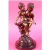 Image 1 : Signed Auguste Moreau Innocent Children Bronze Statue Sculpture Figure