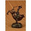 Image 2 : REMINGTON Bronze Marble Statue Rodeo Western Cowboy Horse Rodeo Rider