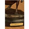 Image 6 : REMINGTON Bronze Marble Statue Rodeo Western Cowboy Horse Rodeo Rider