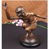 Image 3 : Signed Gory Gorgeous Nudist Performer Bronze Marble Sculpture Statue