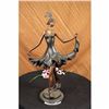 Image 1 : TALL CLASSIC DANCER SIGNED CHIPARUS BRONZE FIGURINE STATUE SCULPTURE FIGURE