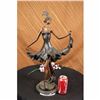 Image 2 : TALL CLASSIC DANCER SIGNED CHIPARUS BRONZE FIGURINE STATUE SCULPTURE FIGURE