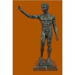Nude Abstract Man Rodin Bronze Sculpture Statue Modern Art Marble Figurine LARGE