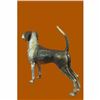 Image 3 : Large Foxhound Multi Color Patina Bronze Sculpture Statue Figurine Figure Decor