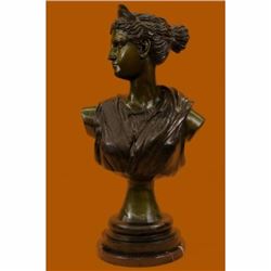 Extra Large Signed Original Giancarlo Egyptian Cleopatra Bronze Sculpture Statue