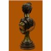 Image 2 : Extra Large Signed Original Giancarlo Egyptian Cleopatra Bronze Sculpture Statue