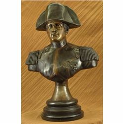 Massive Signd Original Giancarlo Napoleon Bonaparte Bronze Bust Bronze Sculpture