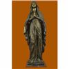 Image 1 : BRONZE SCULPTURE VIRGIN MARY HOLY STATUE