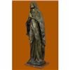 Image 2 : BRONZE SCULPTURE VIRGIN MARY HOLY STATUE