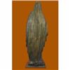 Image 3 : BRONZE SCULPTURE VIRGIN MARY HOLY STATUE