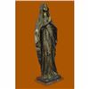 Image 4 : BRONZE SCULPTURE VIRGIN MARY HOLY STATUE