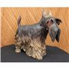 Image 1 : LARGE REAL BRONZE ENGLISH TERRIER DOG PET SCULPTURE ART