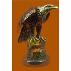 Bald Eagle large bronze sculpture,finest European casting Hot Cast Statue 20 LBS