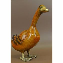 Austrian Vienna Bronze Garden Duck Highly Detailed Nice Hot Cast Colors Statue