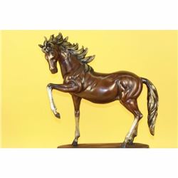 SIGN COLLECTORS EDITION MARIUS WILD HORSE PRANCE BRONZE