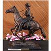 Image 1 : Frederic Remington Trooper of The Plains Bronze Sculpture signed in bronze Sale