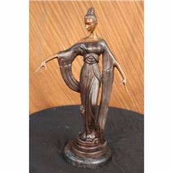 19 Tall High Fashion Model Designer Home Decor Bronze Sculpture Statue Figurine