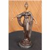 Image 1 : 19 Tall High Fashion Model Designer Home Decor Bronze Sculpture Statue Figurine