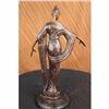 Image 5 : 19 Tall High Fashion Model Designer Home Decor Bronze Sculpture Statue Figurine