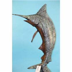 LIMITED EDITION 4/100 FISH FISHING FISHERMAN SCULPTURE