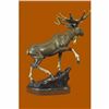 Image 3 : Limited Edition Signed Original Hot Cast Moose Bronze Sculpture Figurine Figure