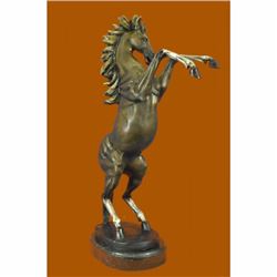 Art Gallery DEALS** Hot Cast Hand Crafted Wild Horse Collector Bronze Sculpture