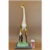 Image 3 : SIGNED MARIUS LIMITED EDITION FEMALE GIRAFFE WITH BABY BRONZE SCULPTURE FIGURINE