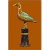 Image 1 : LIMITED EDITION GORGEOUS SEAGULL BRONZE SCULPTURE ON MARBLE BASE FIGURE