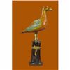 Image 3 : LIMITED EDITION GORGEOUS SEAGULL BRONZE SCULPTURE ON MARBLE BASE FIGURE