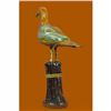 Image 4 : LIMITED EDITION GORGEOUS SEAGULL BRONZE SCULPTURE ON MARBLE BASE FIGURE