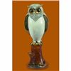 Image 1 : Limited Edition Original Marius Screech Owl Bird Bronze Sculpture Marble Statue