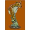 Image 4 : Sign Original Limited Edition Marius Cougar Mountain Lion Bust Bronze Sculpture