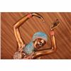 Image 4 : HND MADE REAL BRONZE MULTI COLOR GRACEFUL DANCER STATUE