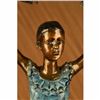 Image 5 : VINTAGE BRONZE METAL BALLERINA FIGURAL STANDING POSING DANCE STATUE SCULPTURE