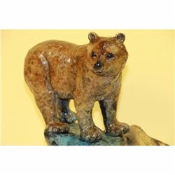 SIGNED MARIUS LIMITED EDITION 09/500 BEAR REAL BRONZE